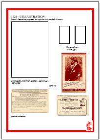 Album des carnets au type Semeuse Came - 1926 : L'illustration