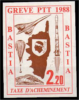 Gr�ve de 1988, Bastia, 2,20 F