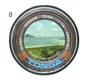 timbre rond des �les Tonga