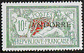 Andorre : 10 f merson vert et rouge