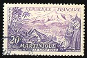 France : 20f violet et lilas , La Martinique