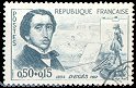 France : 0,50f + 0,15f ardoise et gris Degas