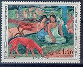 France : 1f polychrome Gauguin : Arearea
