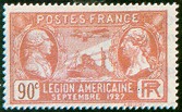 France : 90c rouge Légion américaine