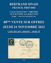 88e Vente sur Offres SINAIS/TREVISO